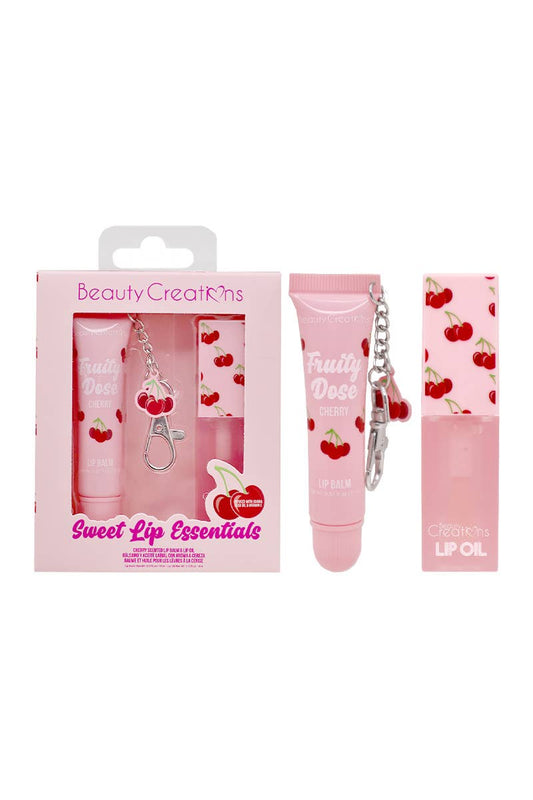 Ensemble Essentiel Lèvres Douces Cerise SLE-1 de Beauty Creations : Le Kit Lèvres Parfait pour un Look Cerise Irrésistible
