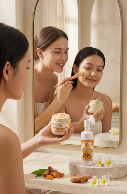 DR Cosmetics Kojic Acid & Turmeric Foaming Cleanser 2-in-1