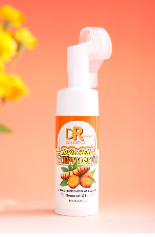DR Cosmetics Kojic Acid & Turmeric Foaming Cleanser 2-in-1